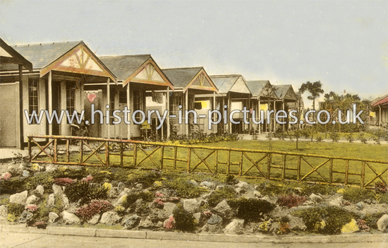 Chalets, Butlins Holiday Camp, Clacton on Sea, Essex. c.1950's